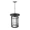 Z-Lite Jordan 1 Light Outdoor Chain Mount Ceiling Fixture, Black And Clear Seedy 570CHXL-BK - alternate 4